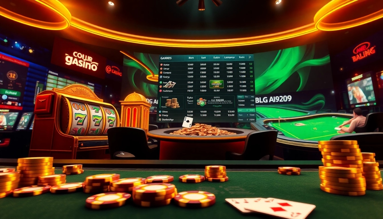 Experience the luxurious online gambling world of MMOO with an attractive digital casino interface.