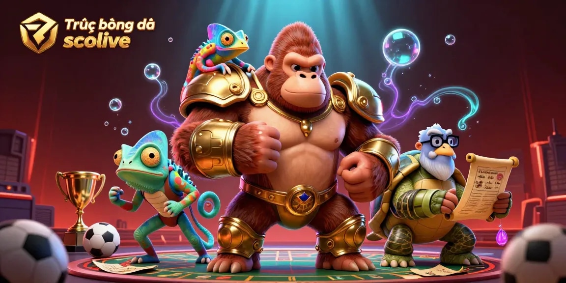 Experience Trực tiếp bóng đá socolive with vibrant sports elements and captivating characters in an engaging illustration.