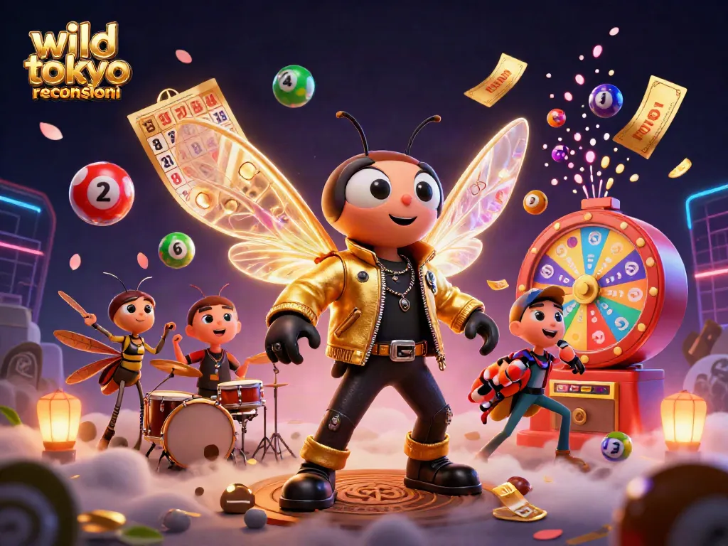 Win big with wild tokyo recensioni in this vibrant casino-themed 3D illustration.