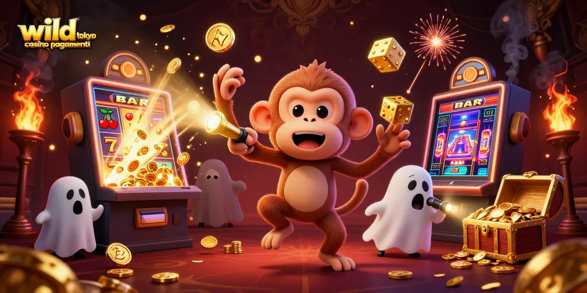 Slot machine e vari metodi di pagamento in una vivace illustrazione di wild tokyo casino pagamenti