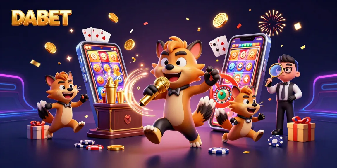 DABET delivers thrilling comedy at the casino, where hyenas entertain amidst vibrant 3D visuals.