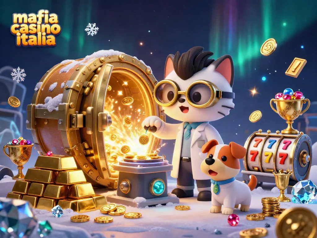 Spin the reels at mafia casino italia, where a scientist cat creates jackpot dreams!