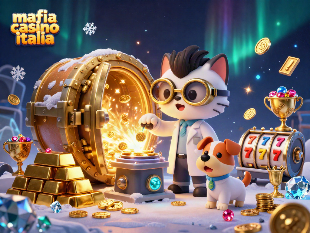 Spin the reels at mafia casino italia, where a scientist cat creates jackpot dreams!