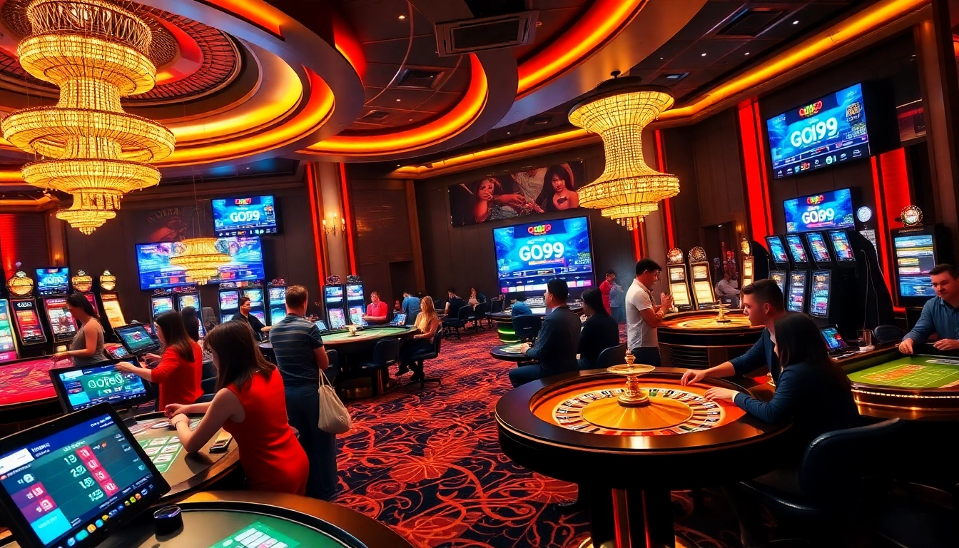 GO99 online casino experience with dynamic games and glamorous atmosphere.