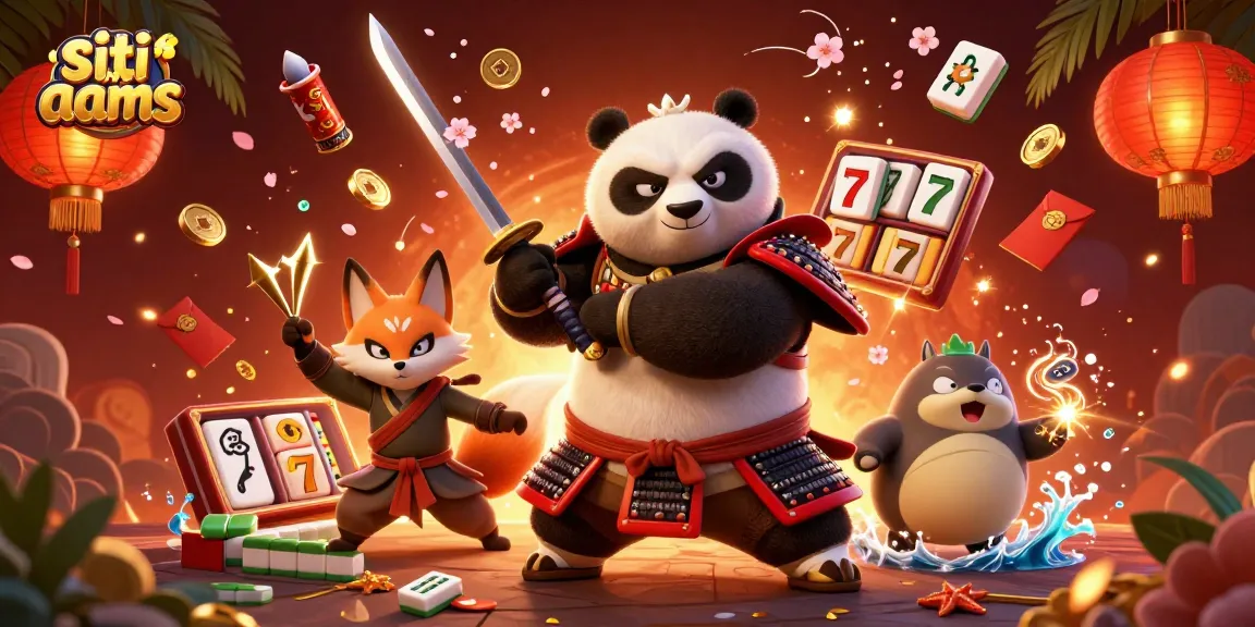 Experience exciting gaming action at siti non aams, featuring colorful characters and slots.